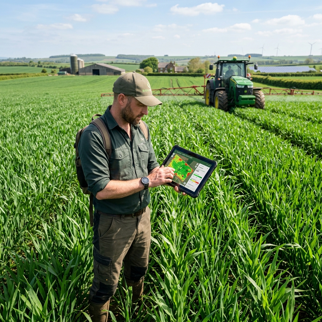Precision farming drone and digital crop management